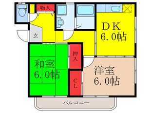 ハイツベルデ－ルの物件間取画像